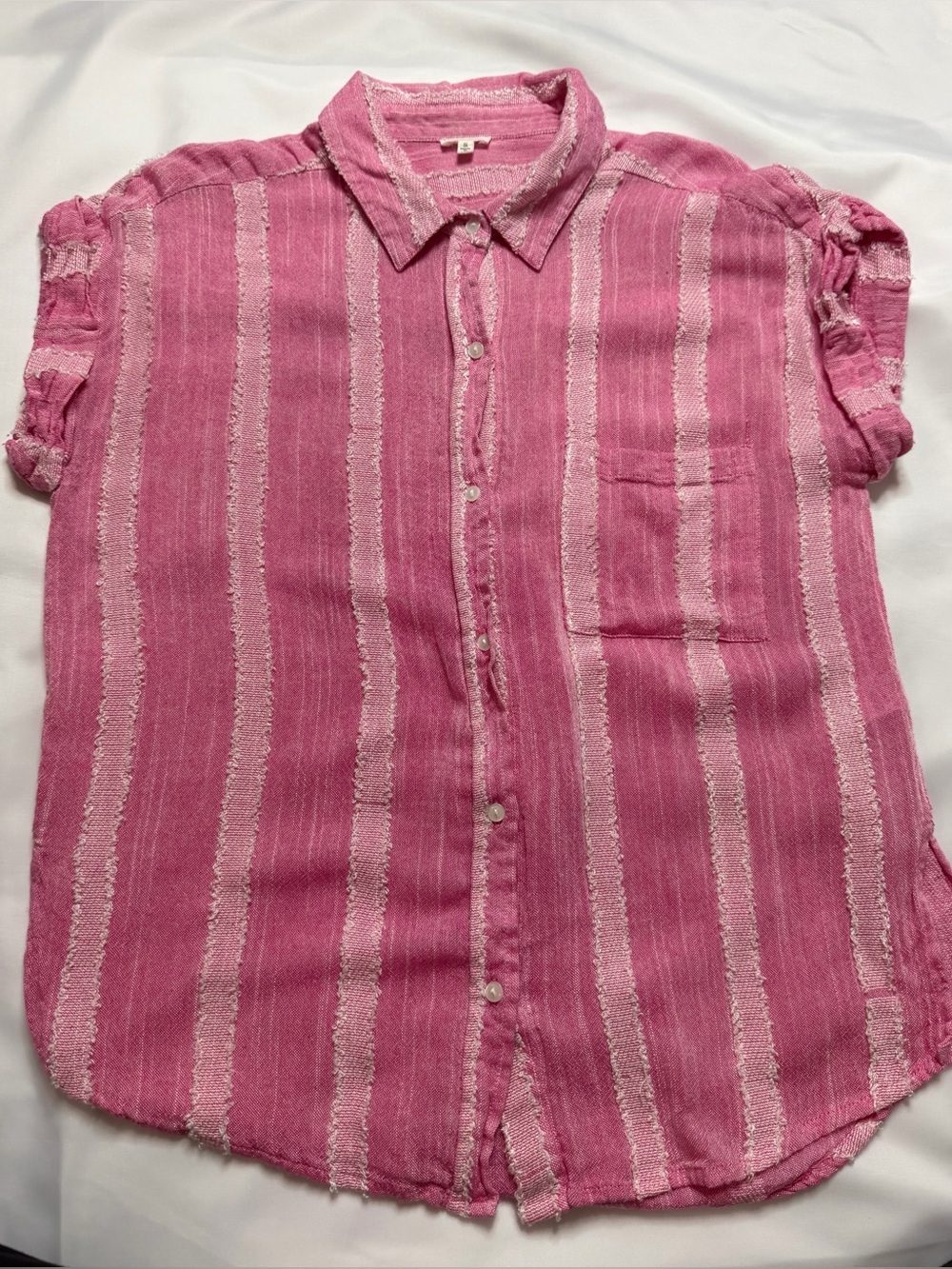 En Crème Pink Button Down Shirt